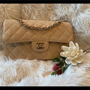 Chanel Classic Flap in Beige Claire with GHW
